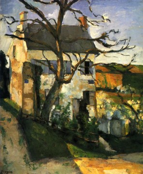La casa y el árbol Paul Cezanne Pinturas al óleo